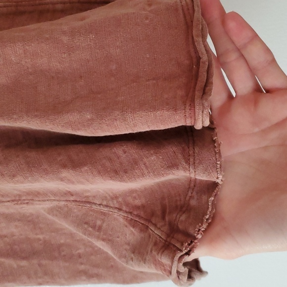 3/$25 FREE PEOPLE Cold shoulder peplum shirt SZ SM - Picture 7 of 9